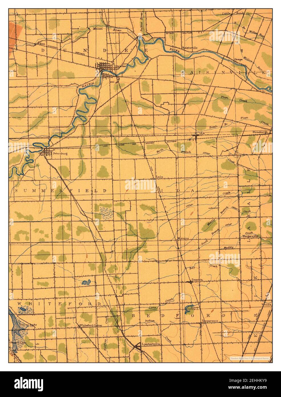 Dundee, Michigan, map 1926, 162500, United States of America by