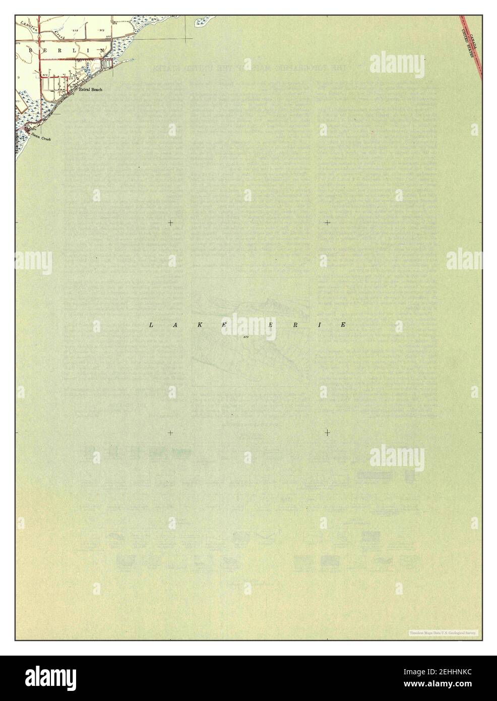Estral Beach, Michigan, map 1942, 124000, United States of America by
