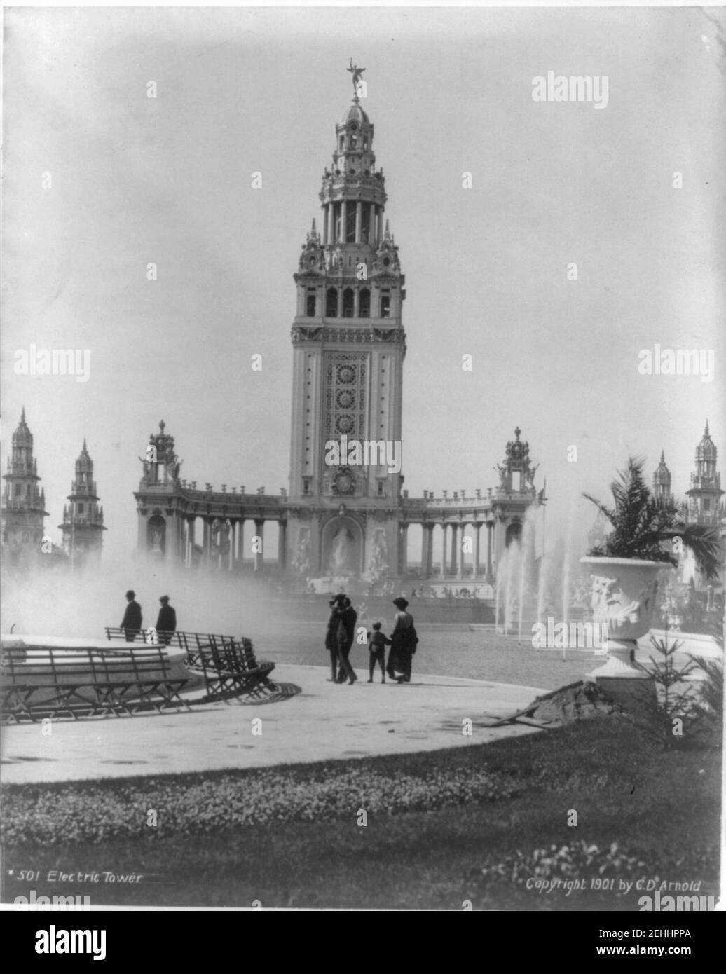 PanAm Expo., Buffalo Electric Tower Stock Photo Alamy