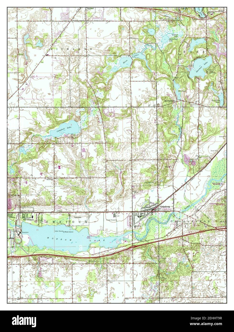 Map of galesburg hires stock photography and images Alamy