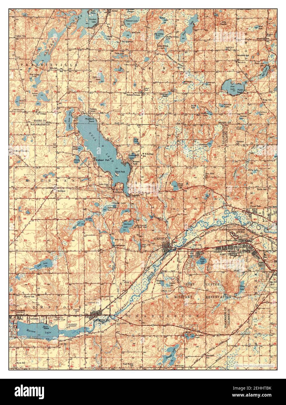 Map of galesburg hires stock photography and images Alamy
