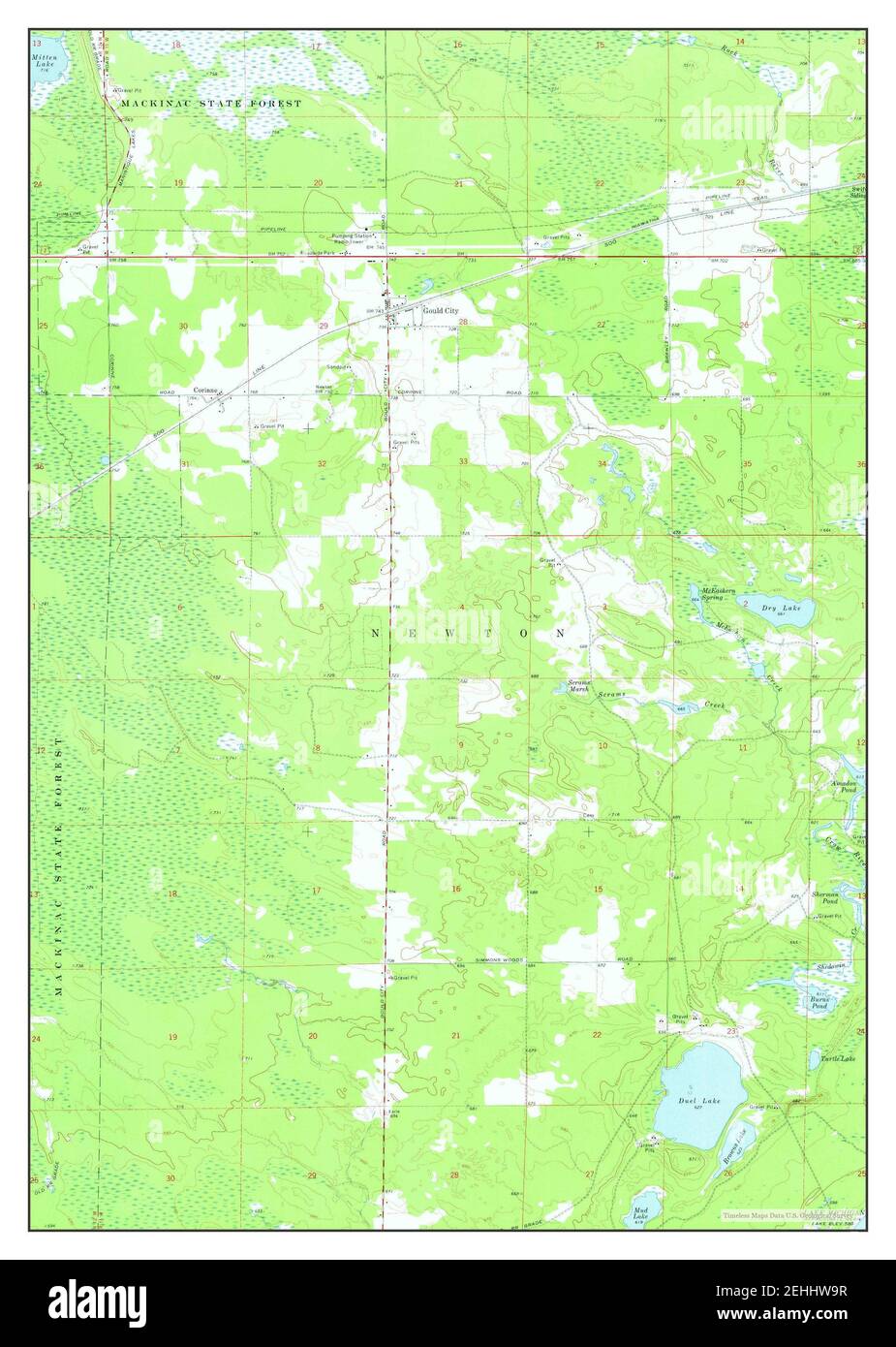 Map of gould city cut out stock images pictures alamy