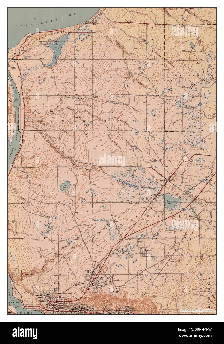 Hancock map hires stock photography and images Alamy