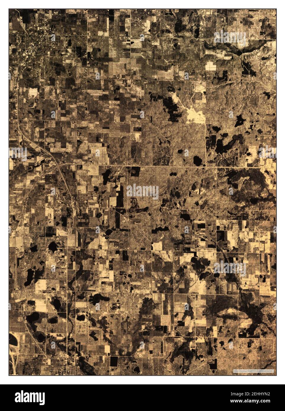 Map of hart michigan Cut Out Stock Images & Pictures Alamy