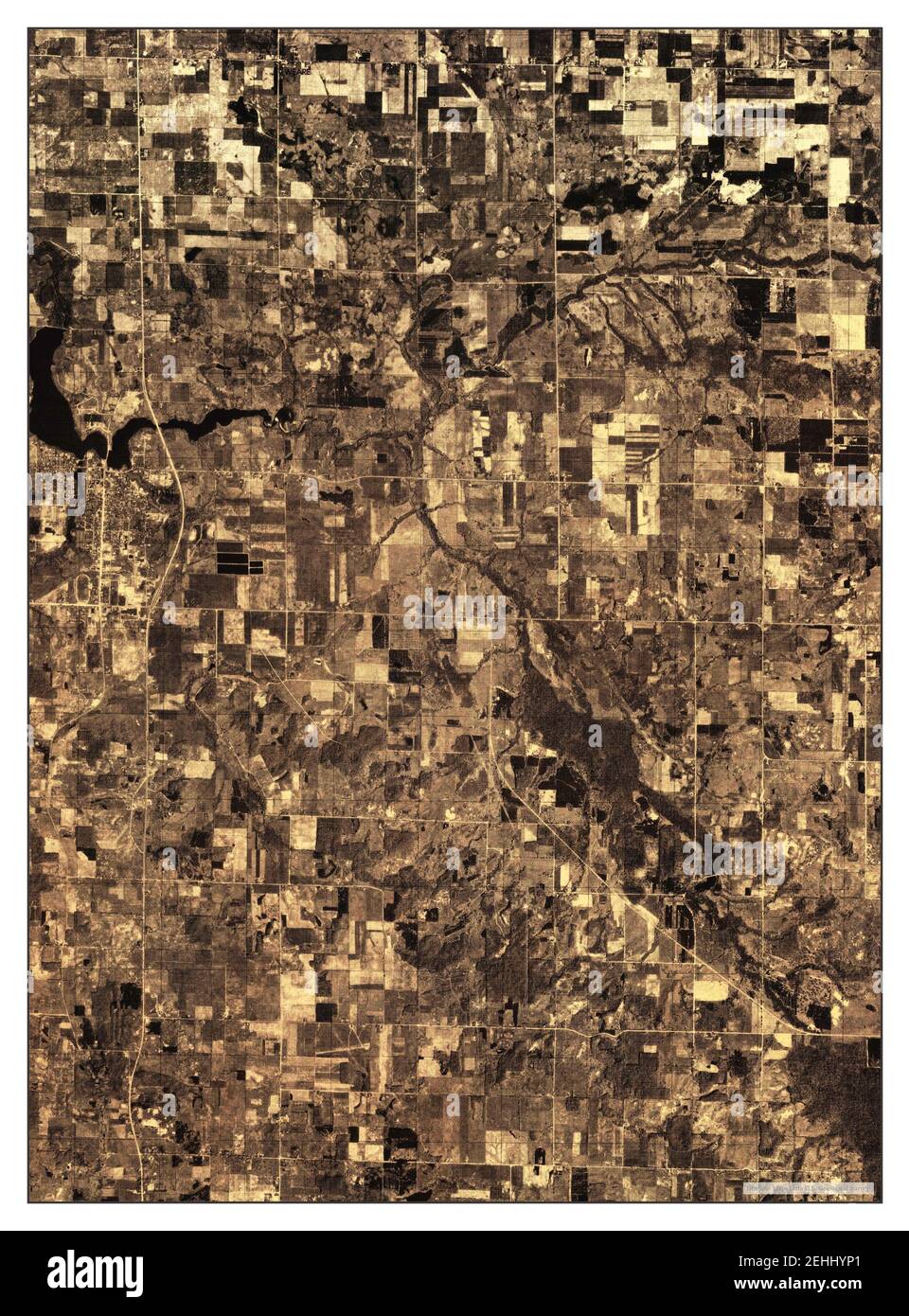 Map of hart michigan hires stock photography and images Alamy