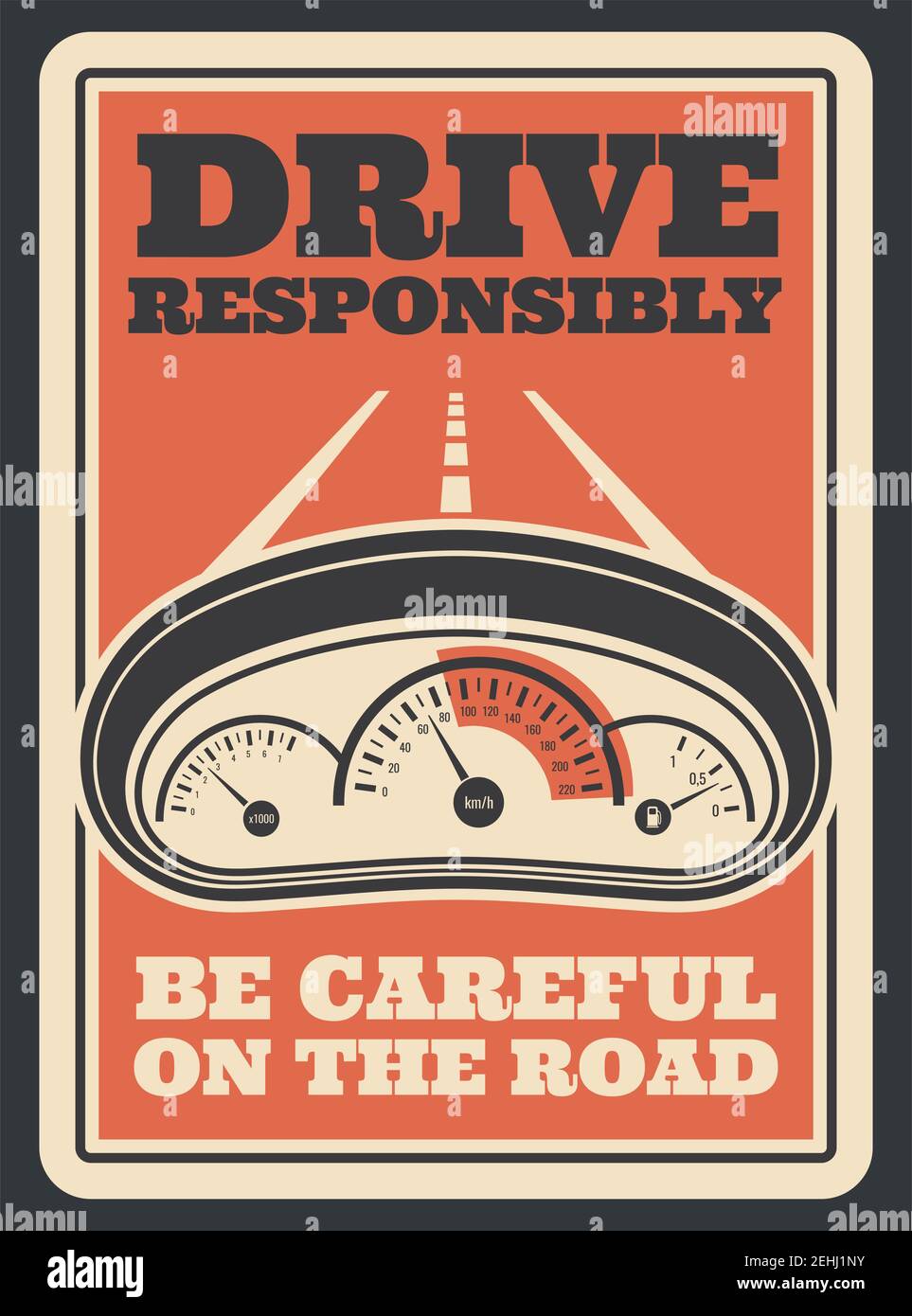 Premium Vector  Road safety tips sign or poster vector