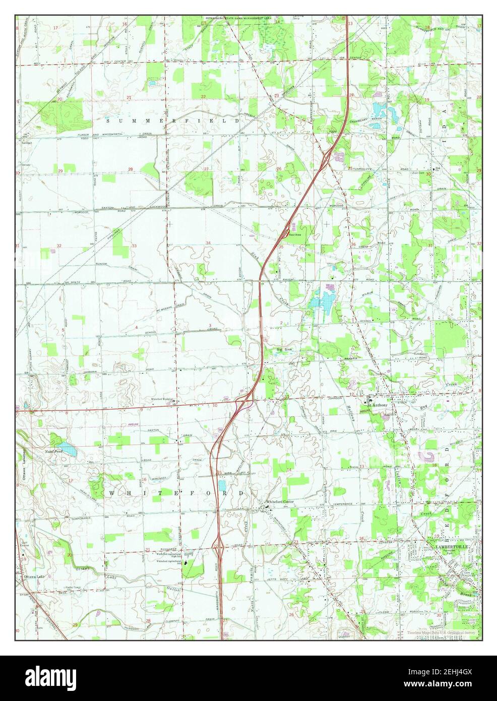 Map of lambertville hires stock photography and images Alamy