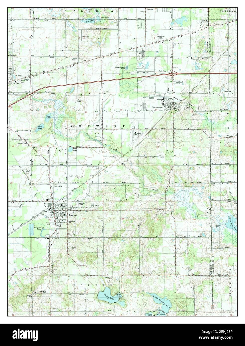 Map of lawton hires stock photography and images Alamy