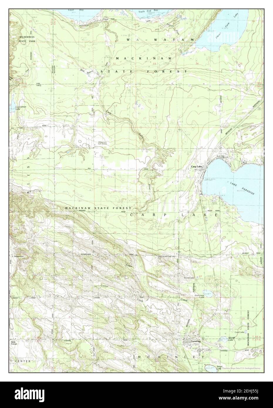 Map of levering Cut Out Stock Images & Pictures Alamy