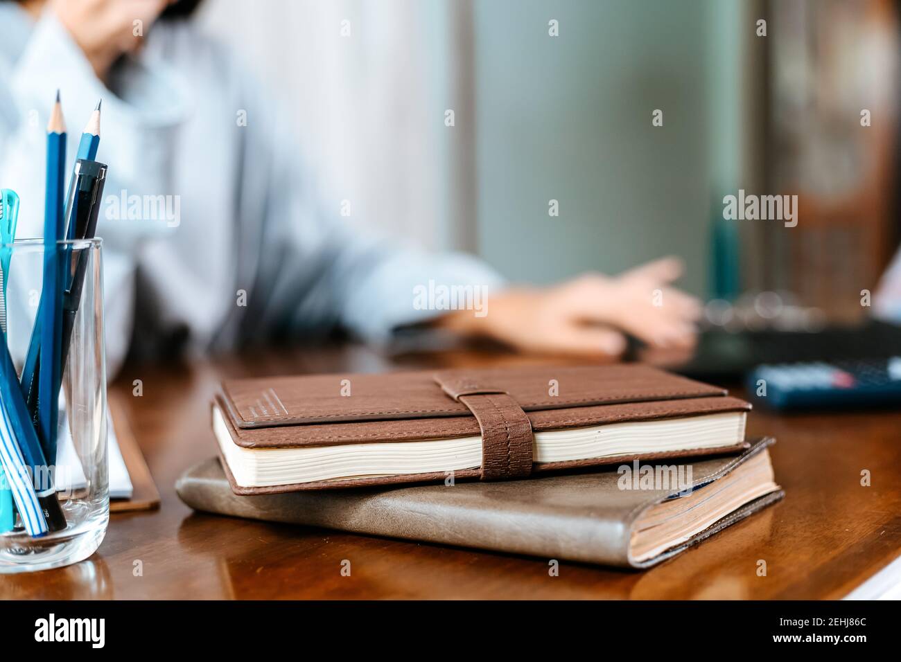 A book on the table. Education concept. Stock Photo