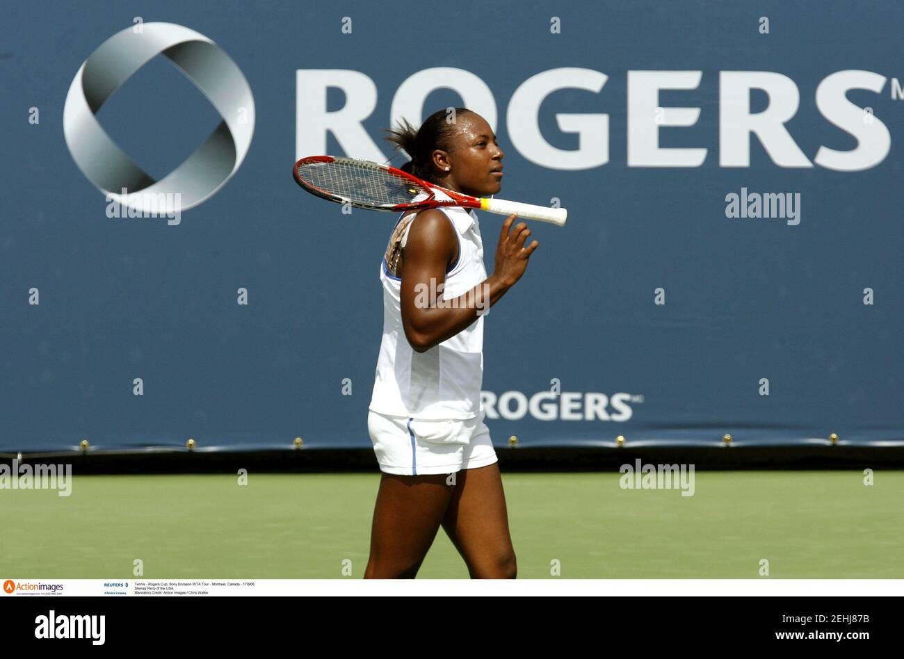 Tennis - Rogers Cup, Sony Ericsson WTA Tour - Montreal, Canada - 17/8/06 Shenay Perry of the USA Mandatory Credit: Action Images / Chris Wattie Stock Photo