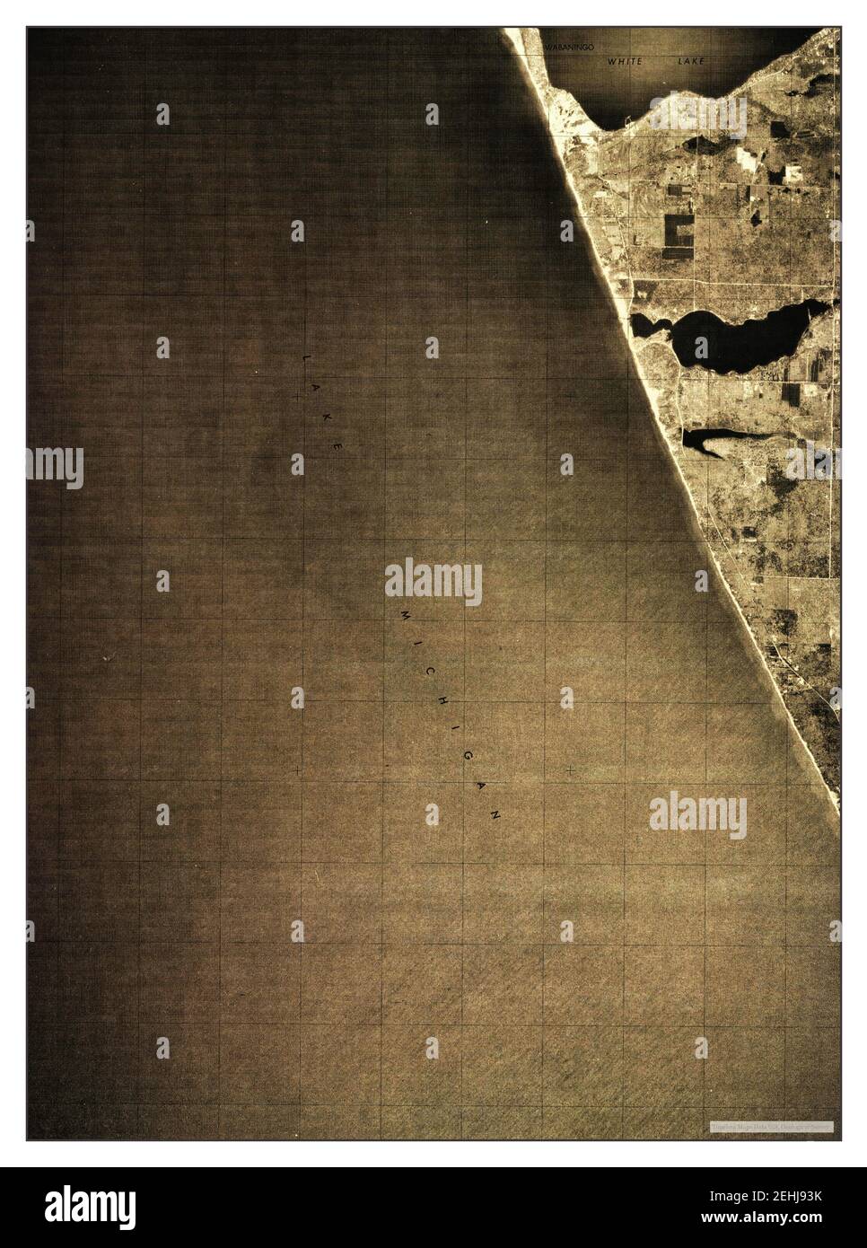 Map of montague michigan hires stock photography and images Alamy