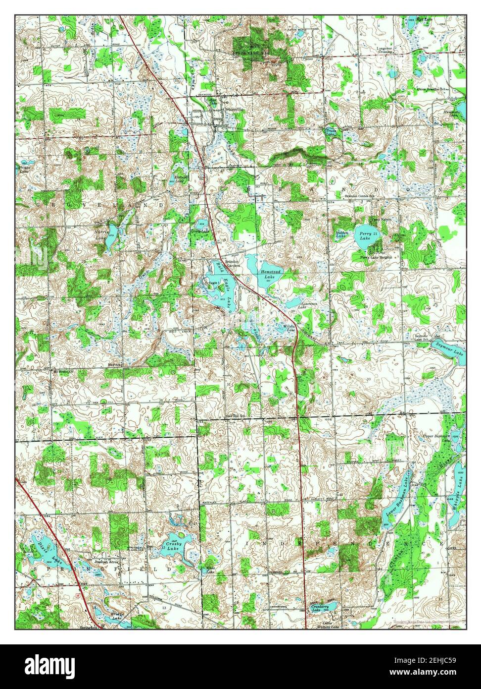 Map of ortonville hires stock photography and images Alamy