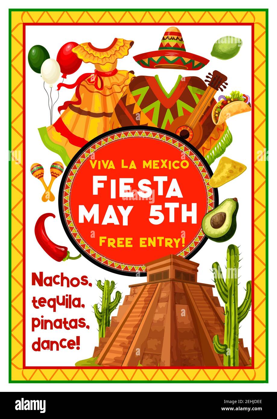 Mexican Party Invitations Free Template Mexican Party Invitations Free Template