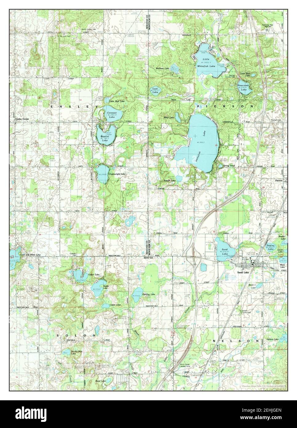 Sand Lake Michigan Map Antique Map Of Lake High Resolution Stock Photography And Images - Page 28  - Alamy