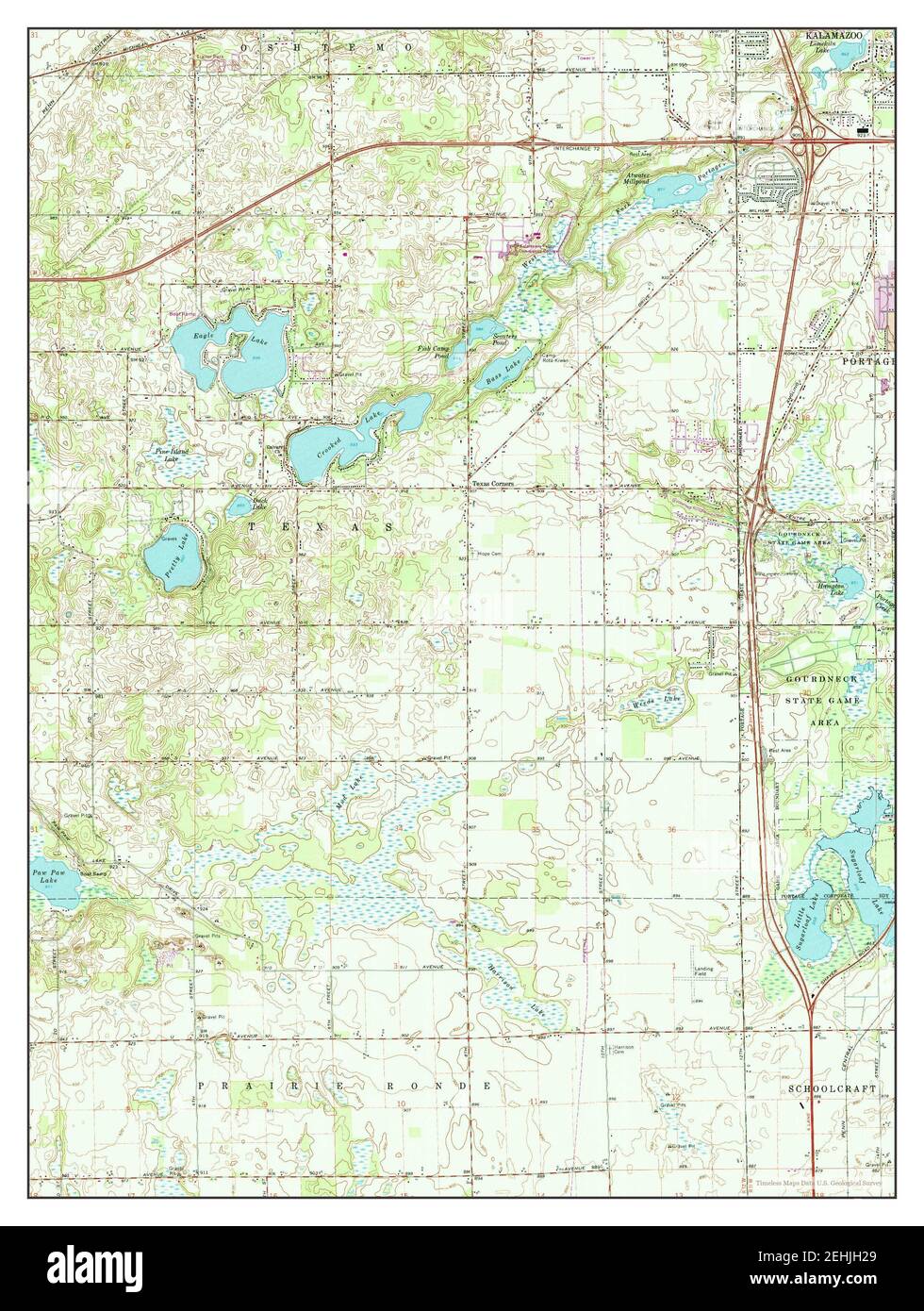 Map of schoolcraft hires stock photography and images Alamy