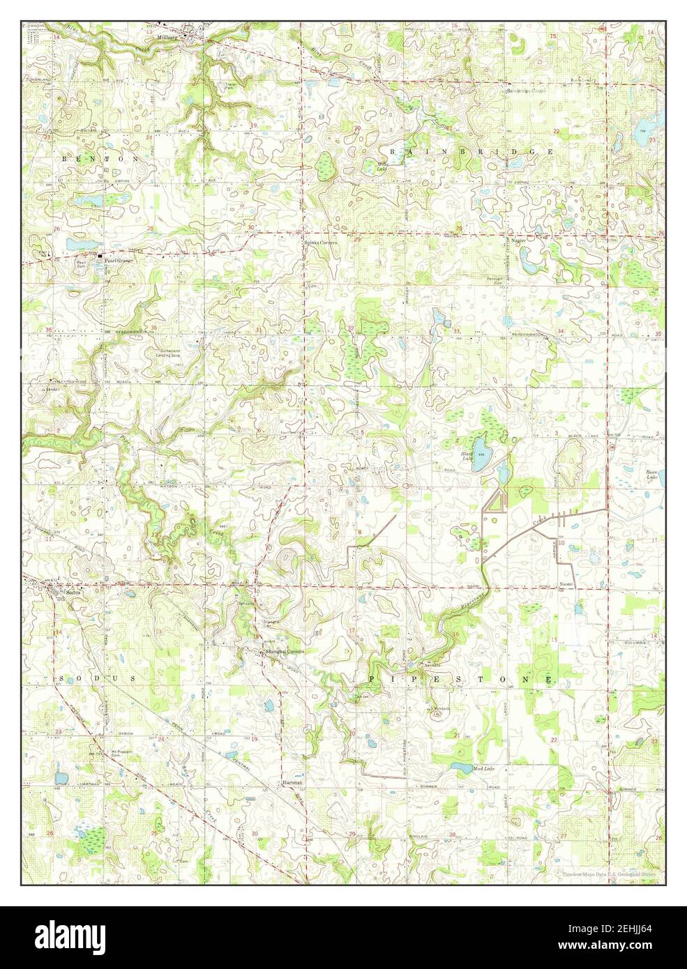 Sodus, Michigan, map 1970, 124000, United States of America by