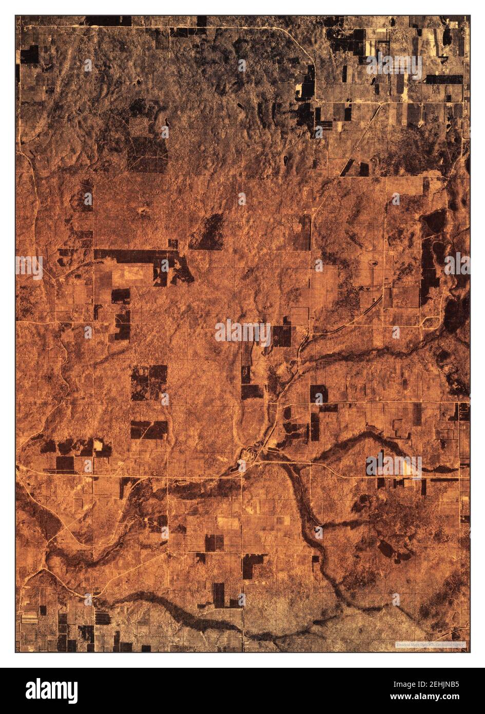 Thompsonville NW, Michigan, map 1976, 124000, United States of America