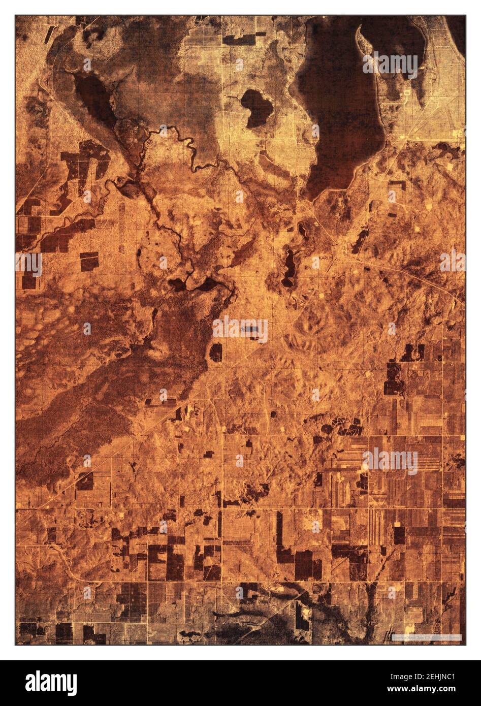 Thompsonville SE, Michigan, map 1976, 124000, United States of America