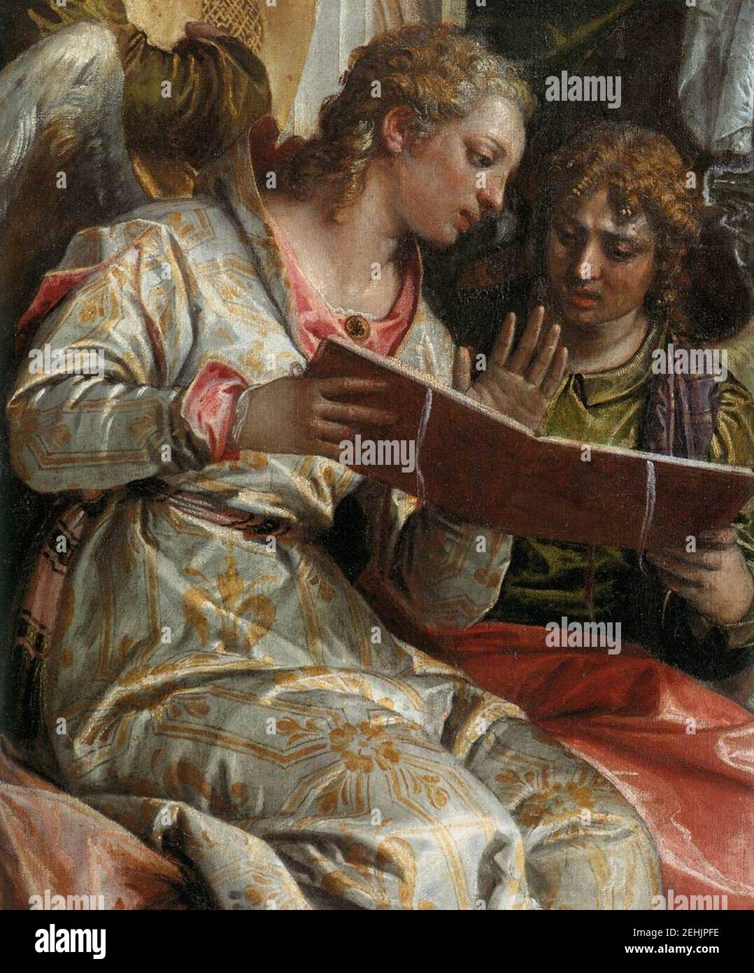 Paolo Veronese - Mystical Marriage of St Catherine (detail Stock Photo ...