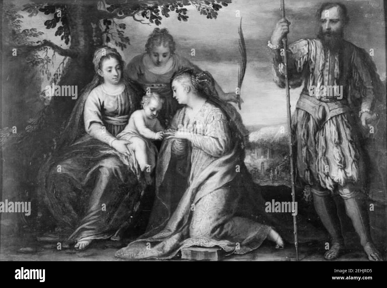 Paolo Veronese - The Marriage of St Catharine Stock Photo - Alamy