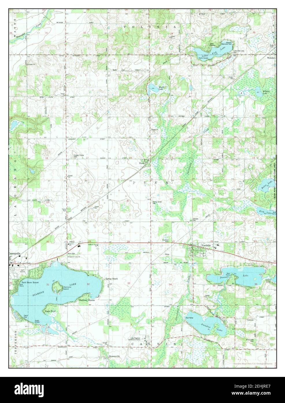 Vandalia map hires stock photography and images Alamy