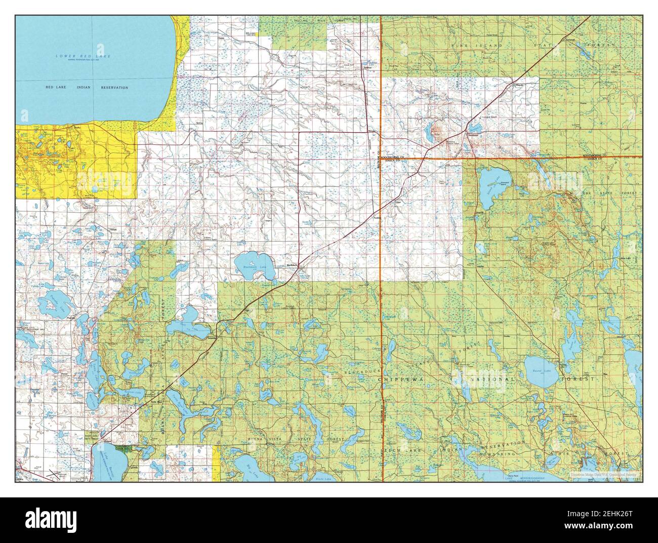 Blackduck, Minnesota, map 1976, 1100000, United States of America by