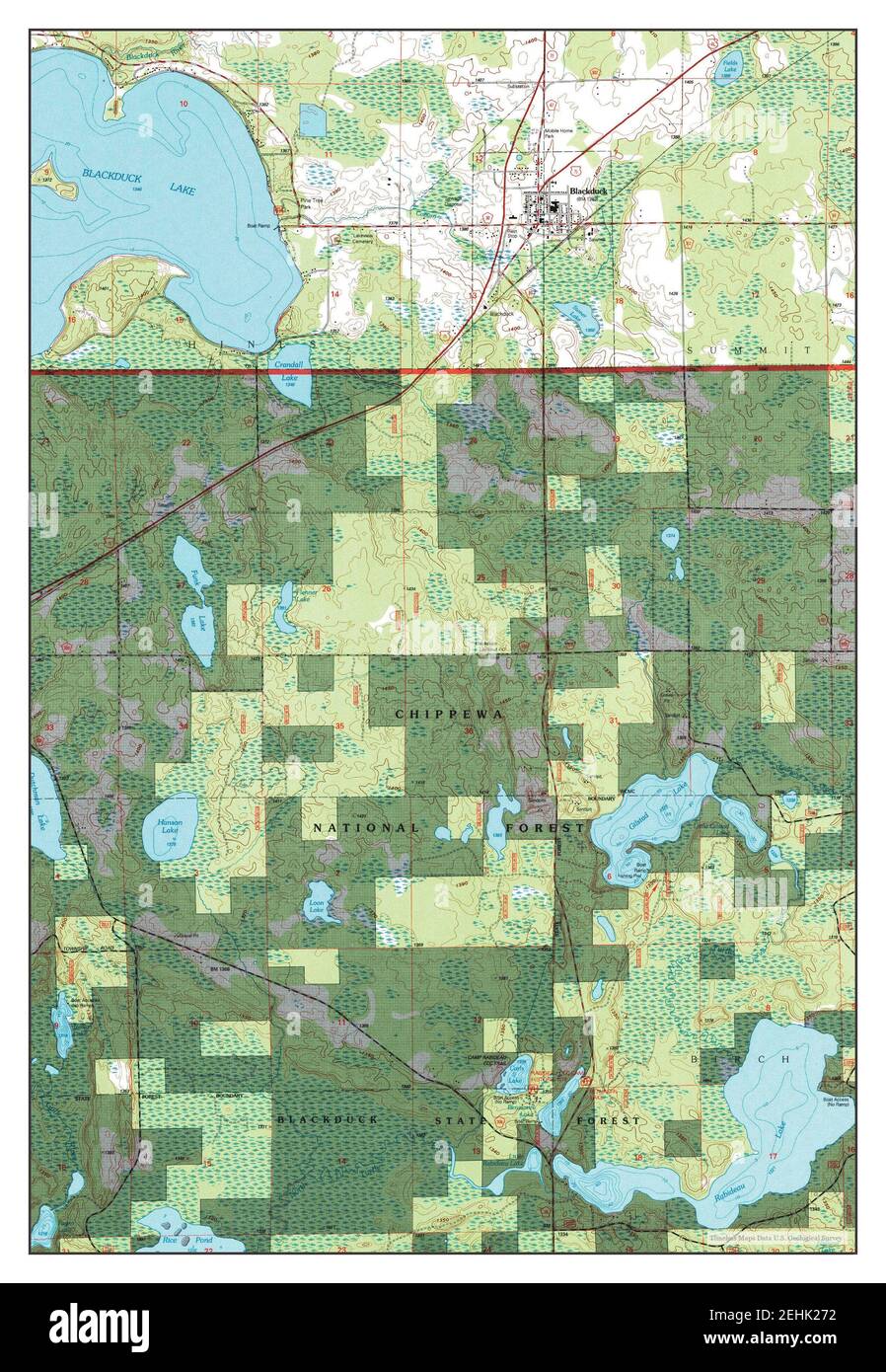 Map of blackduck Cut Out Stock Images & Pictures Alamy
