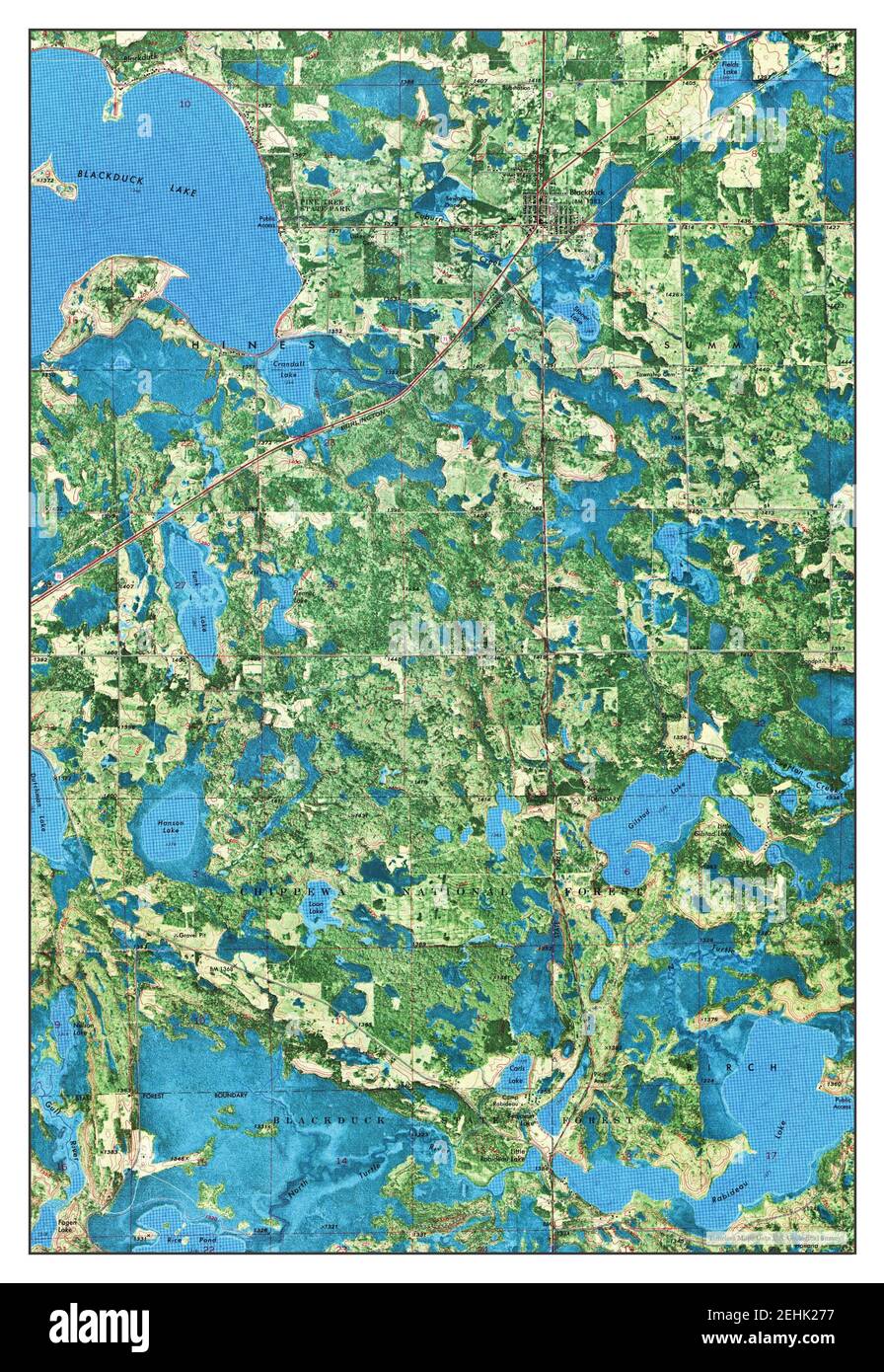 Map of blackduck hires stock photography and images Alamy