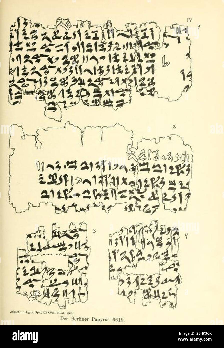 Papyrus Berlin 6619 Stock Photo Alamy