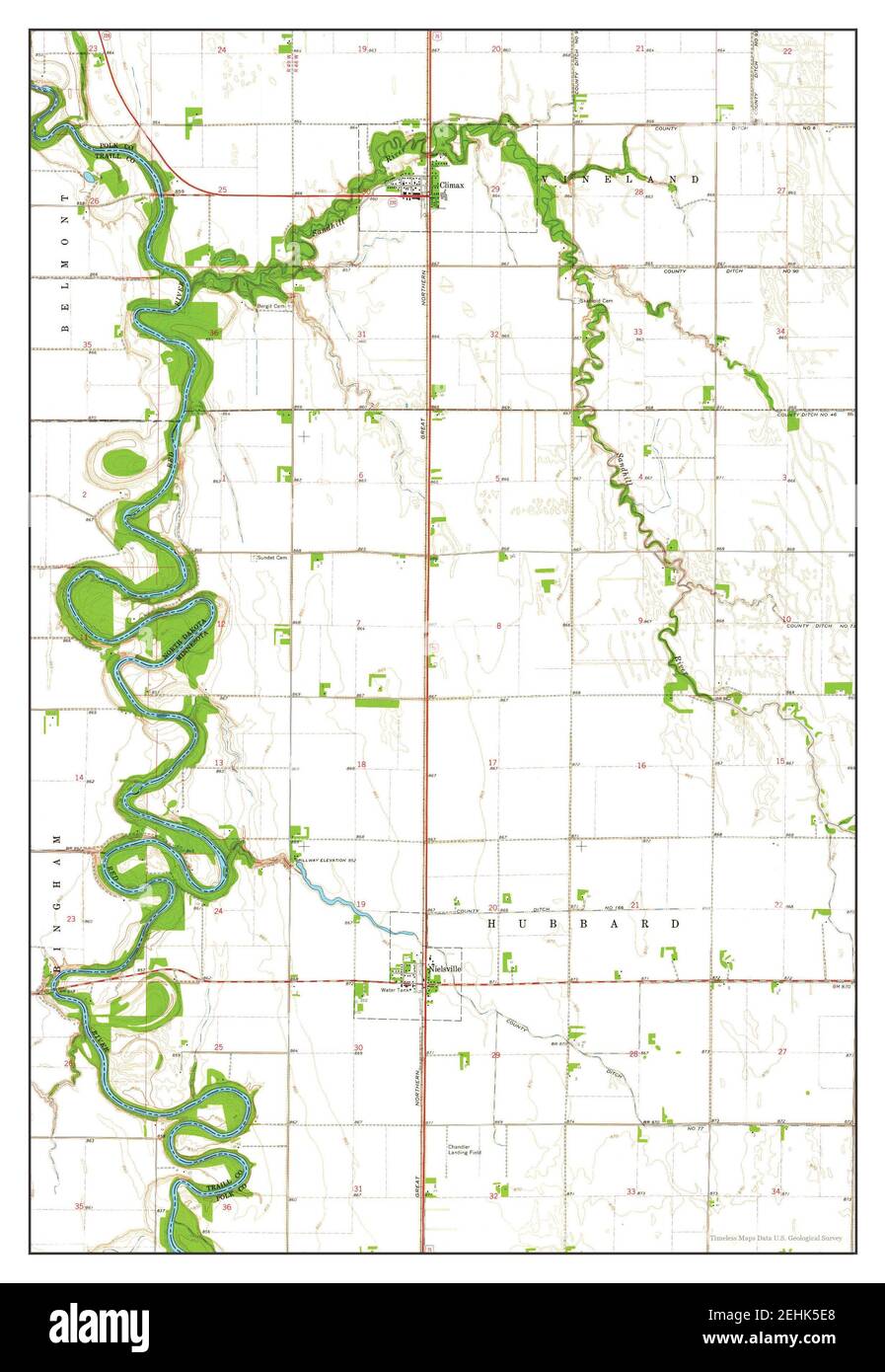 Map of climax minnesota Cut Out Stock Images & Pictures Alamy