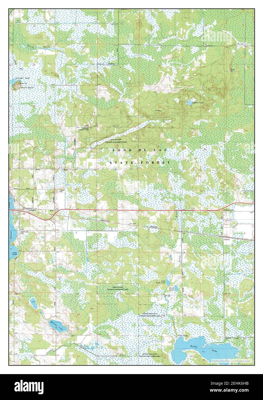 Map of cromwell Cut Out Stock Images & Pictures Alamy
