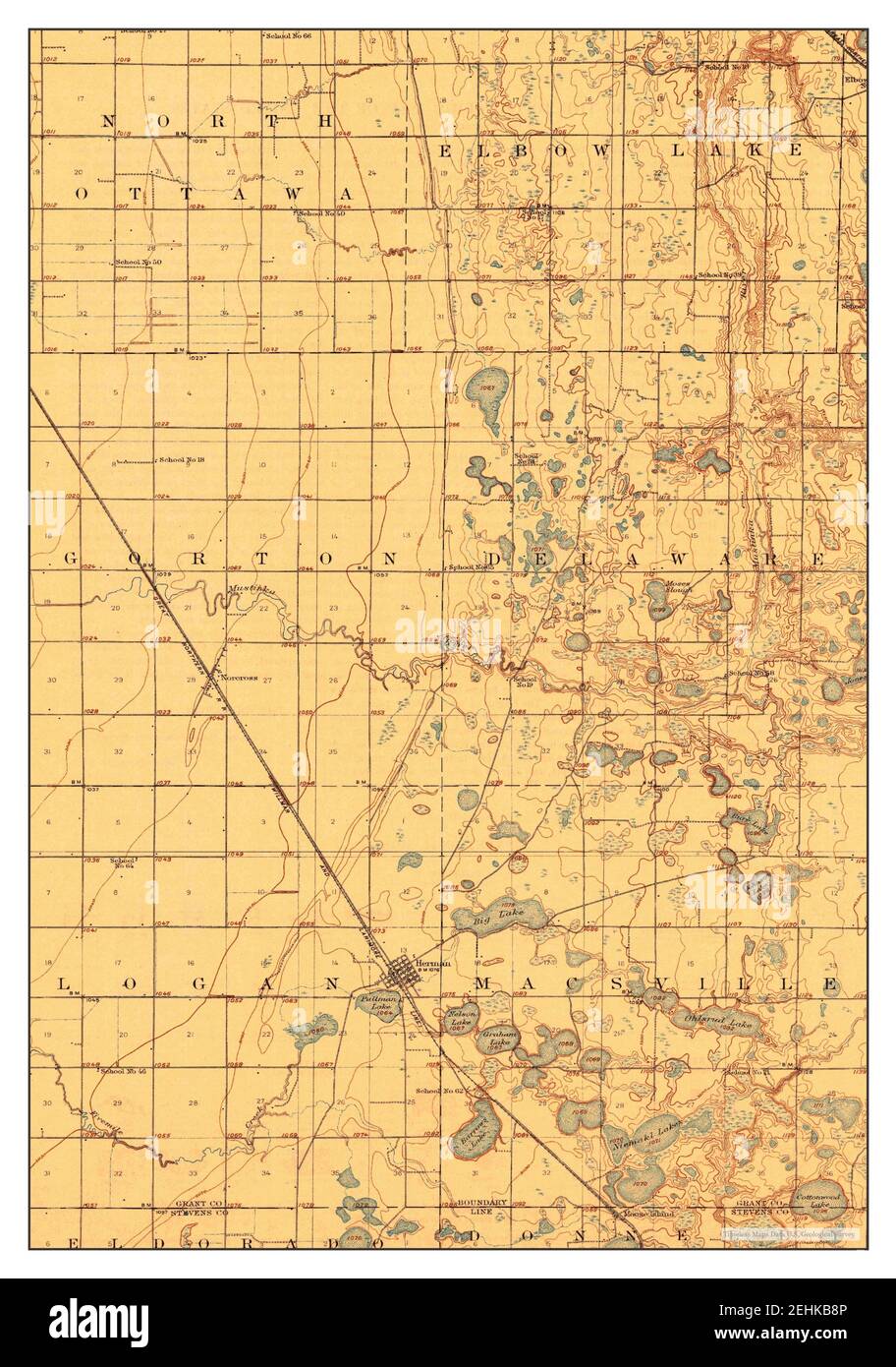 Minnesota map 1911 hires stock photography and images Alamy