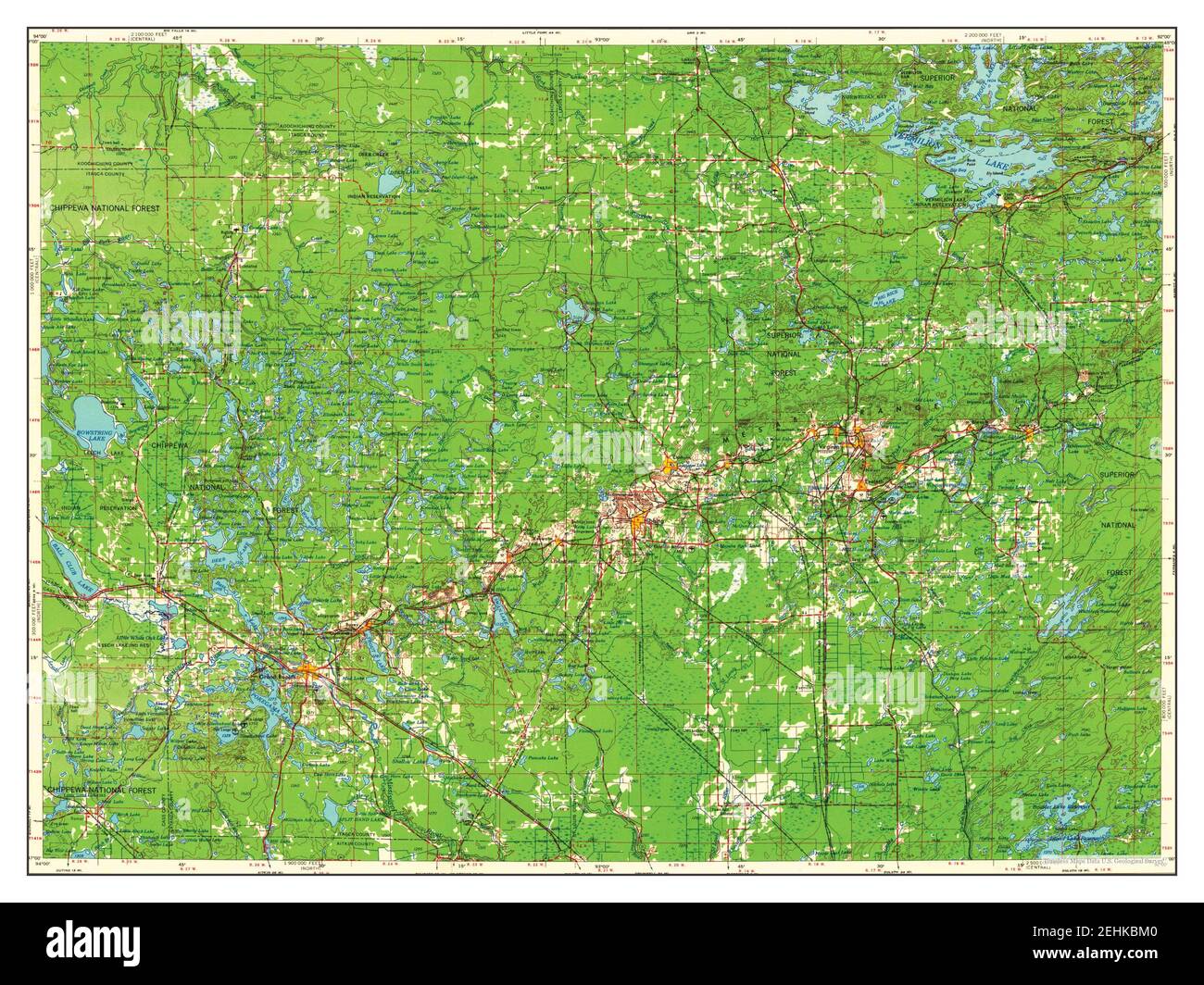 Map of hibbing Cut Out Stock Images & Pictures Alamy