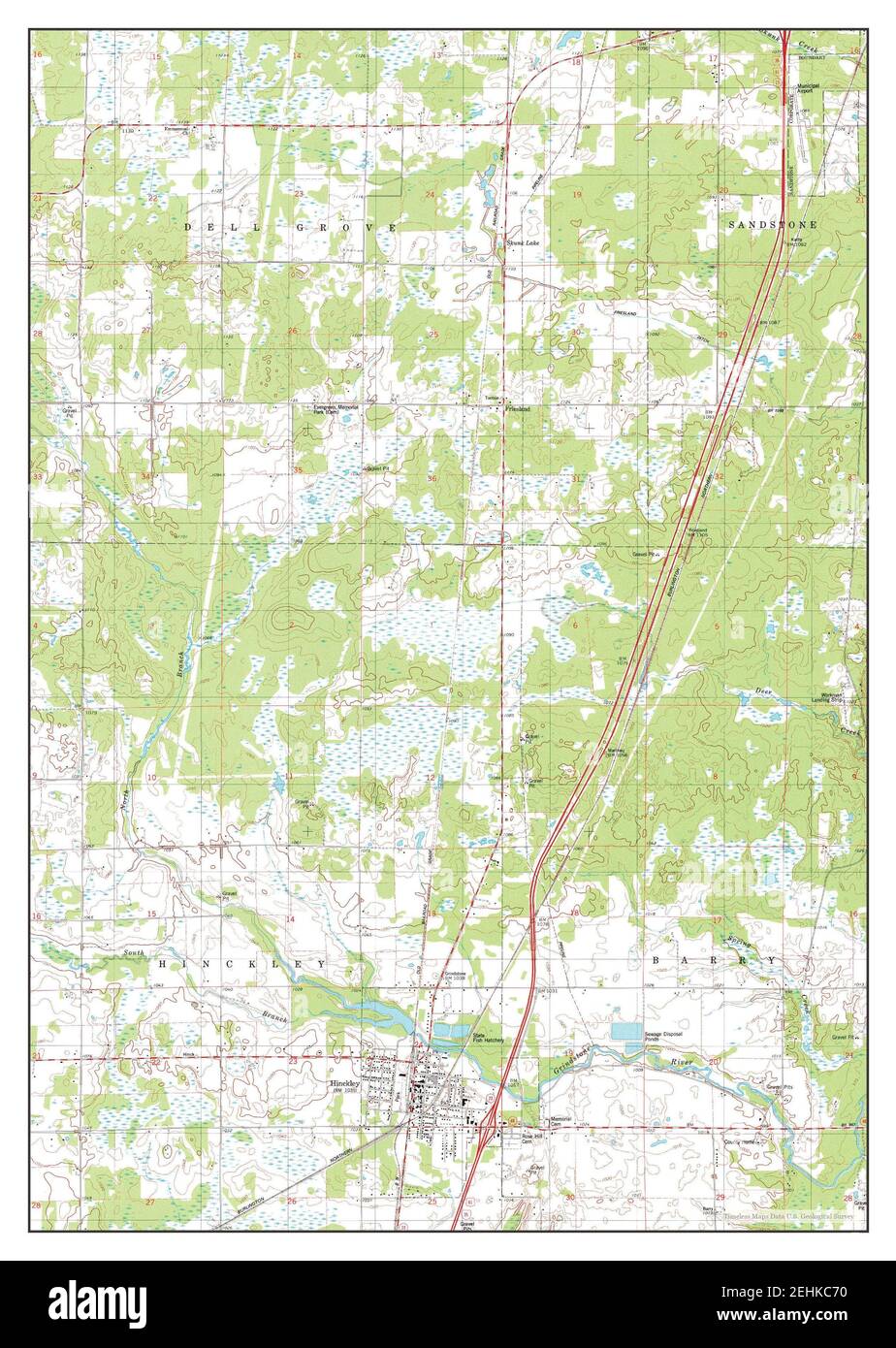 Map of hinckley minnesota Cut Out Stock Images & Pictures Alamy
