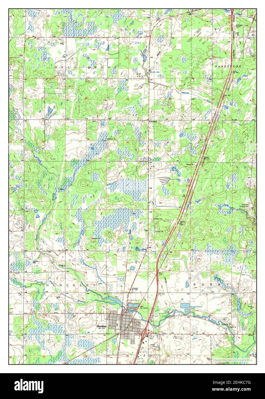 Map of hinckley minnesota hires stock photography and images Alamy