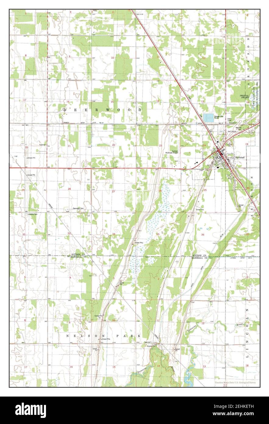 Karlstad minnesota map hires stock photography and images Alamy