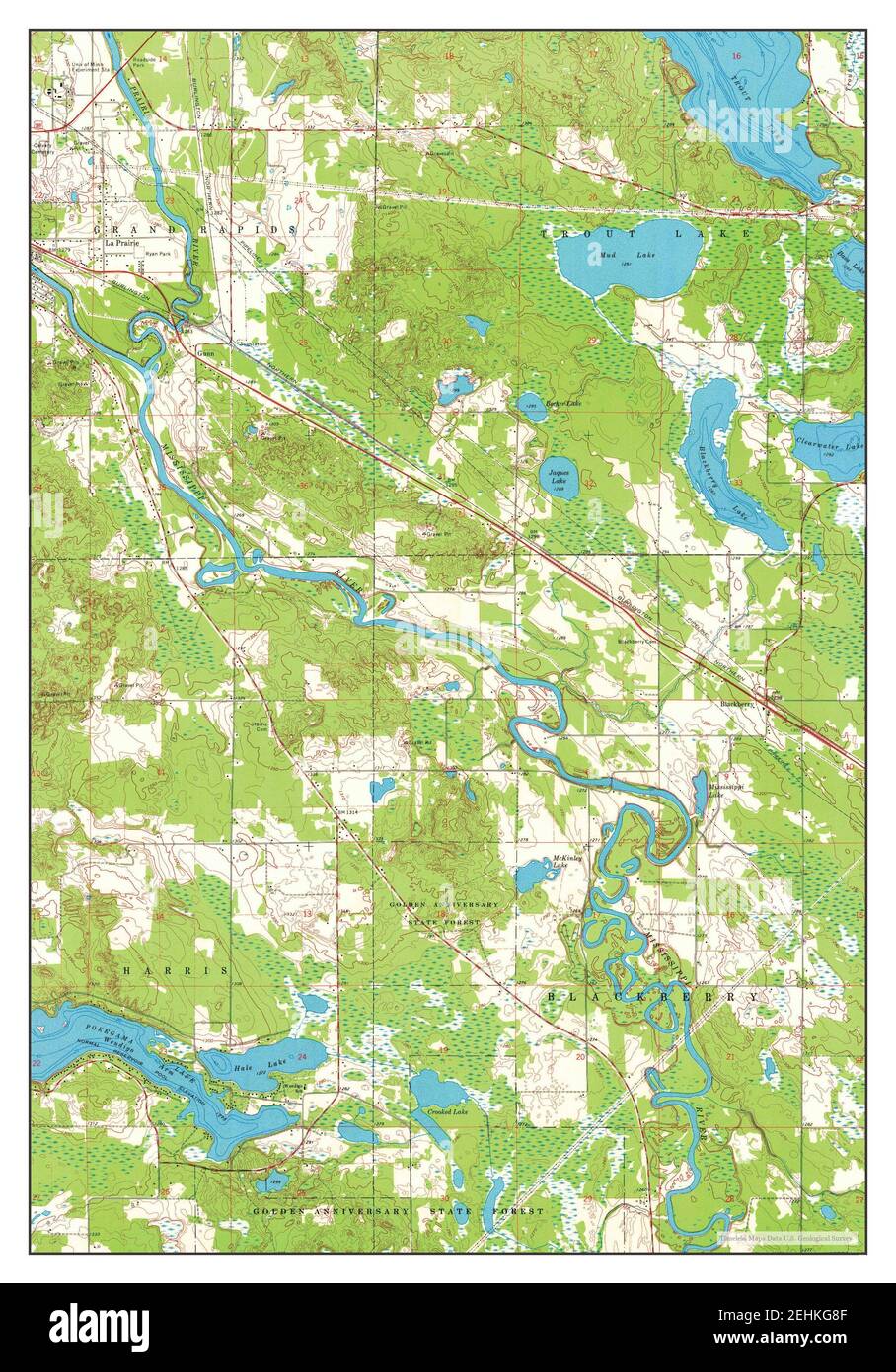 La Prairie Minnesota map 1969 - La Prairie Minnesota Map 1969 124000 United States Of America By Timeless Maps Data Us Geological Survey 2EHKG8F