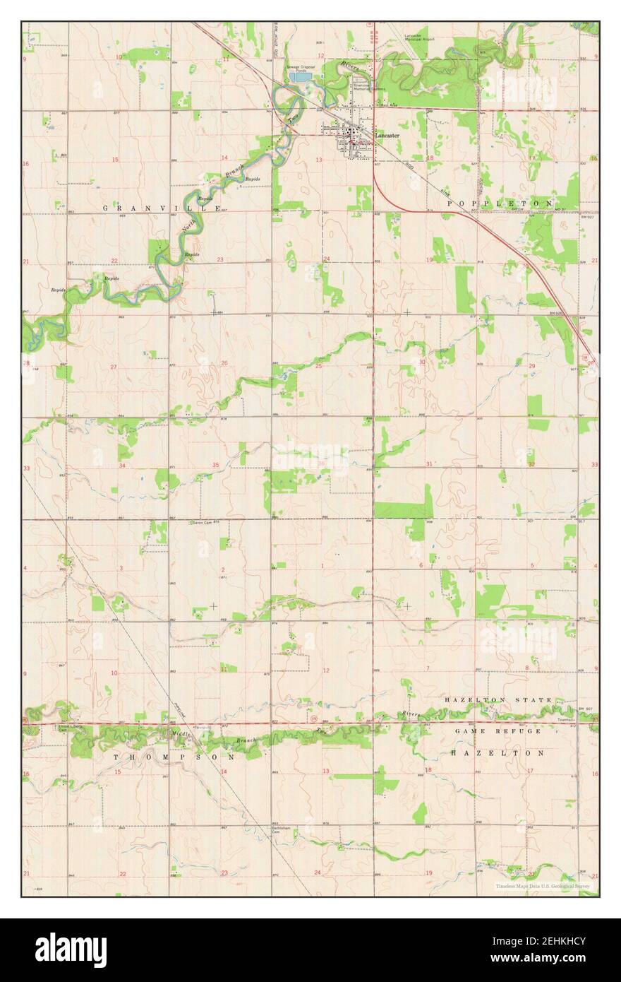 Lancaster minnesota map Cut Out Stock Images & Pictures Alamy
