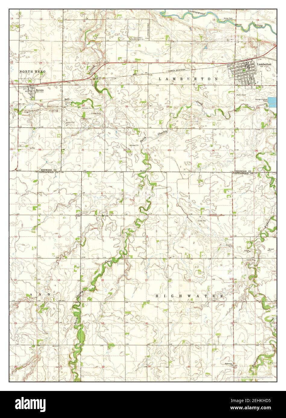Lamberton minnesota map Cut Out Stock Images & Pictures Alamy
