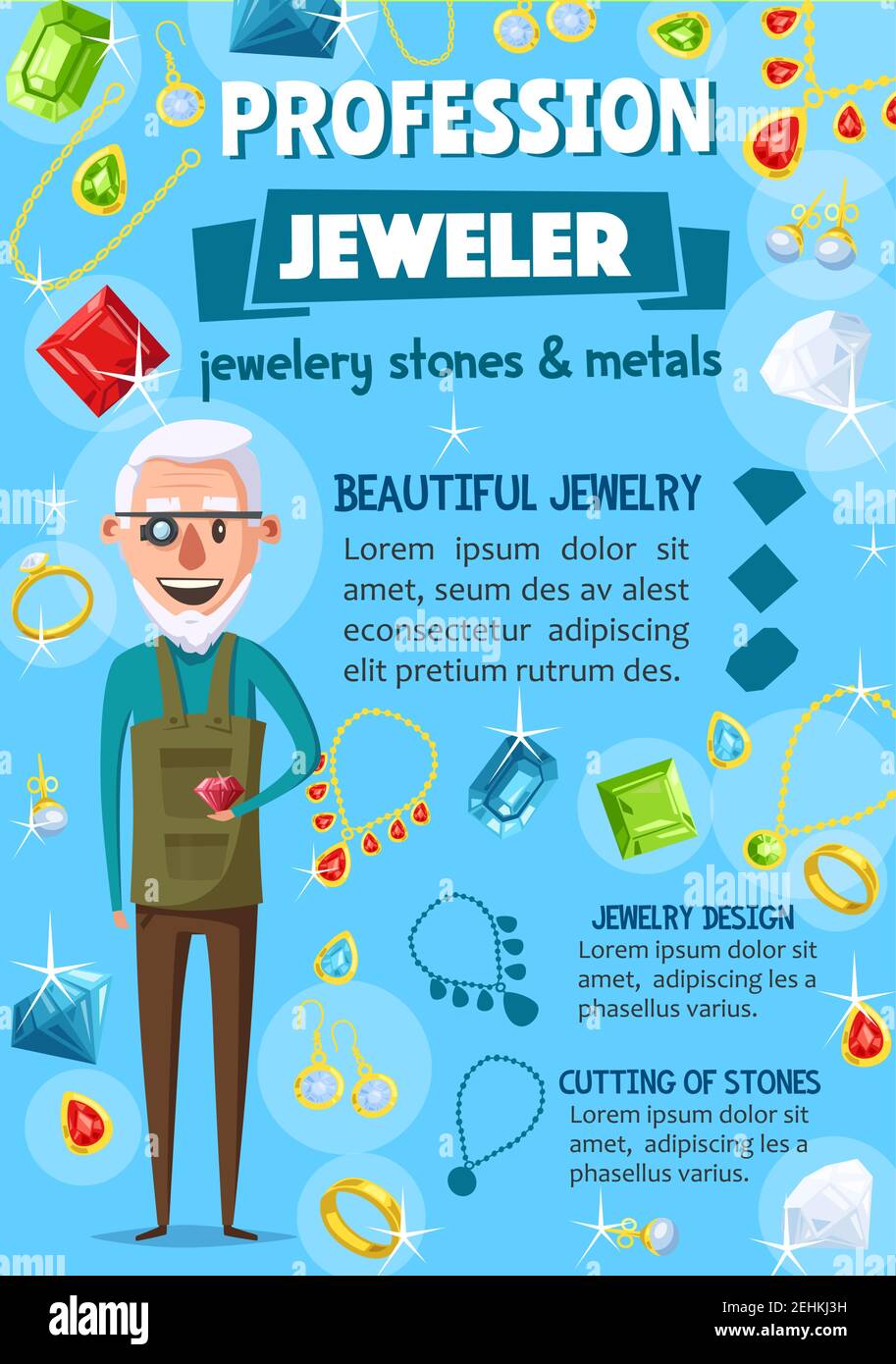 Jewellery magnifier loupe Stock Vector Images Alamy