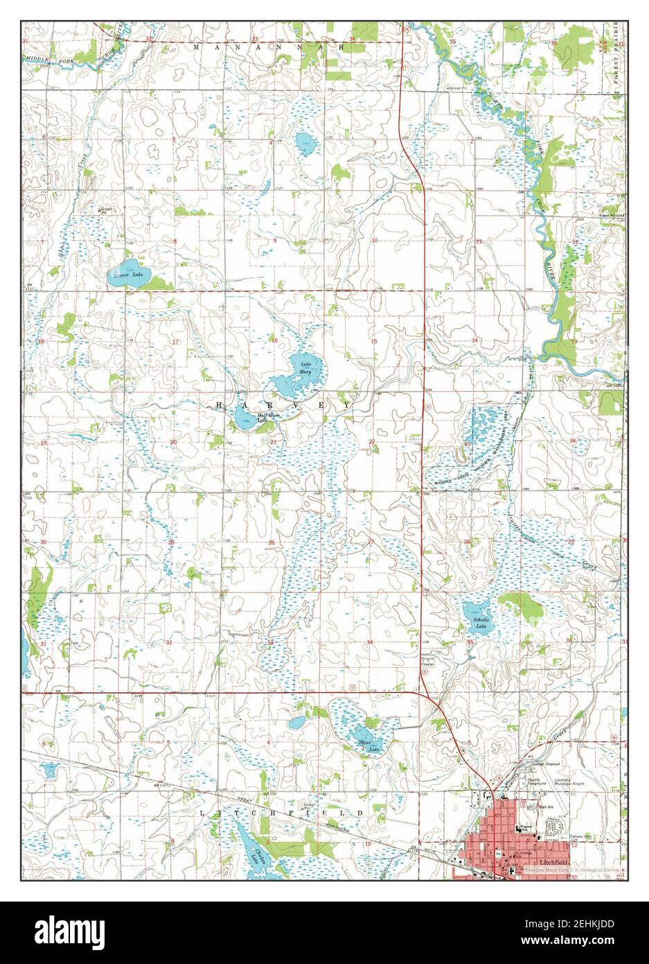Litchfield map Cut Out Stock Images & Pictures Alamy