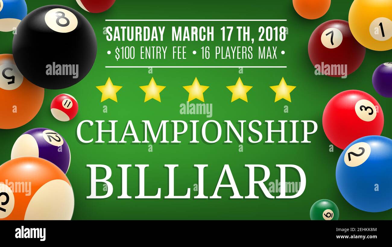 Billiard championship announcement