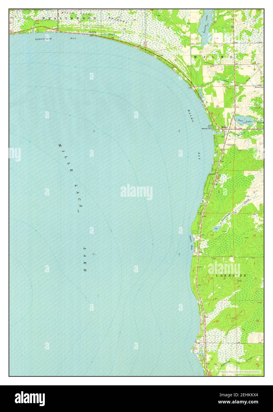 Malmo, Minnesota, map 1973, 124000, United States of America by