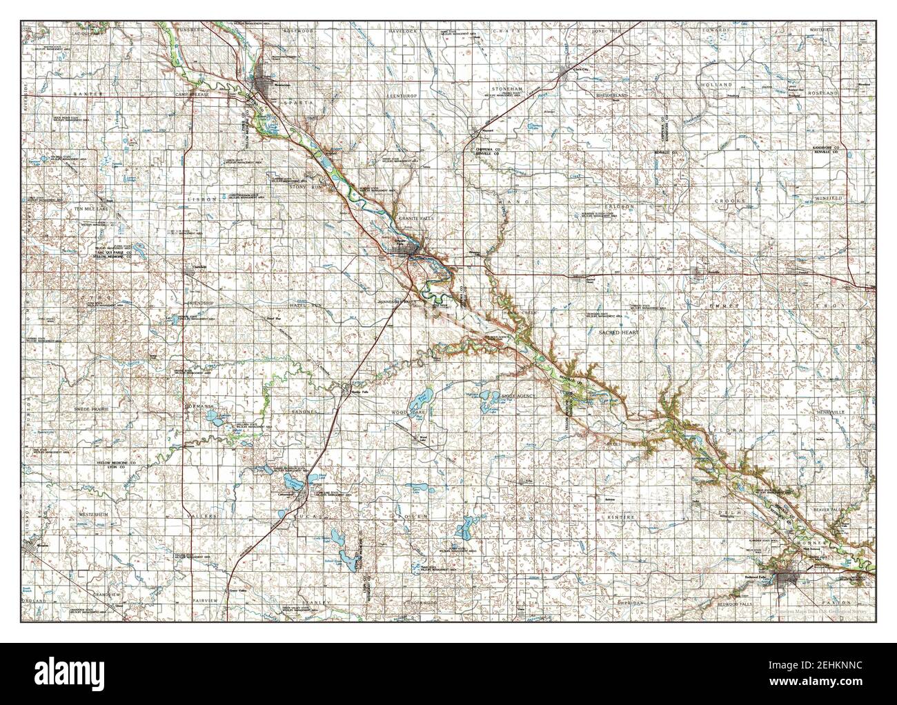 Map of montevideo minnesota Cut Out Stock Images & Pictures Alamy