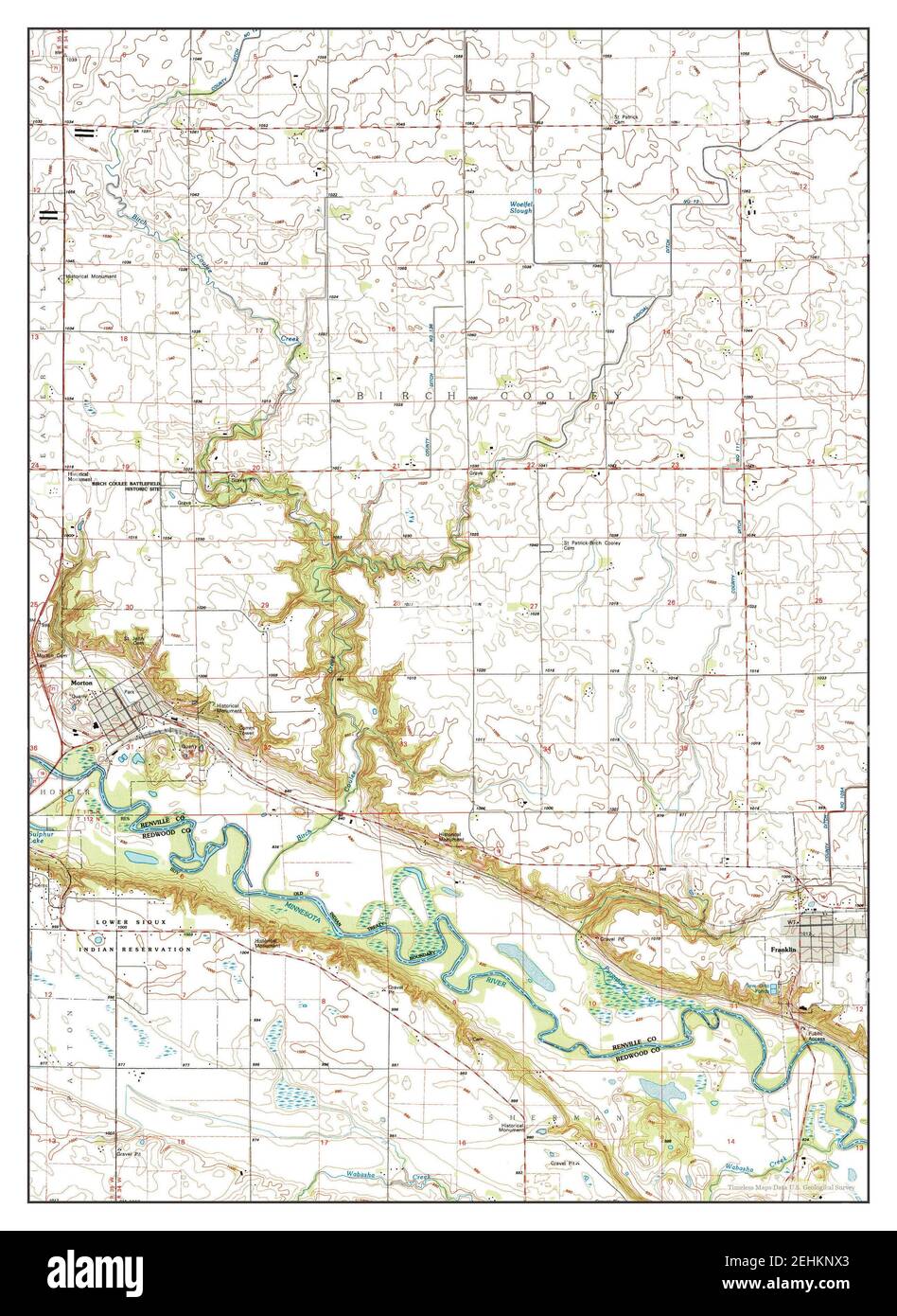 Morton, Minnesota, map 1992, 124000, United States of America by