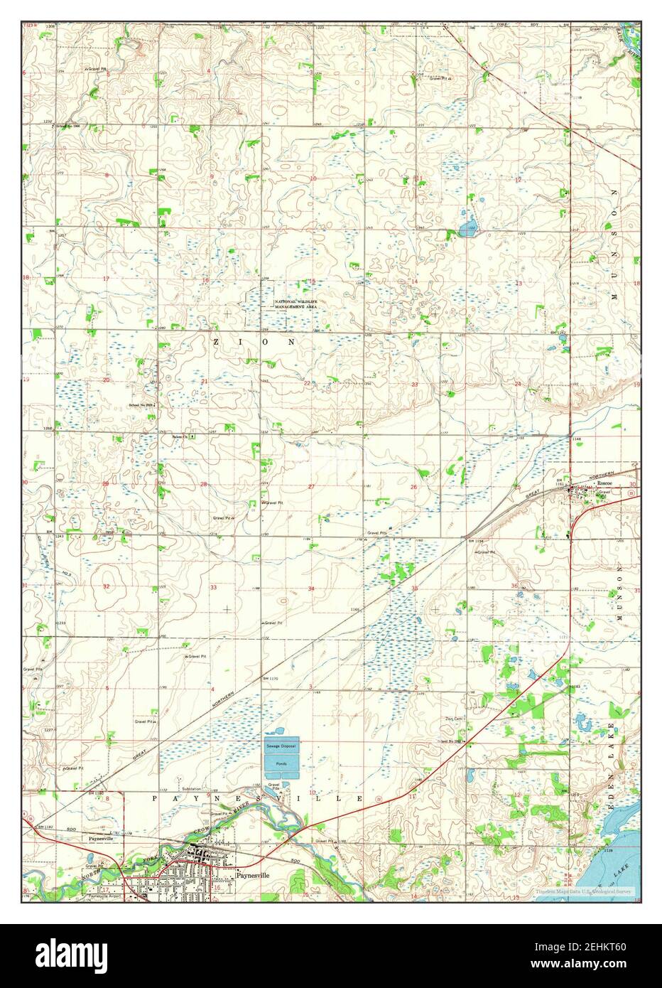 Paynesville minnesota map Cut Out Stock Images & Pictures Alamy