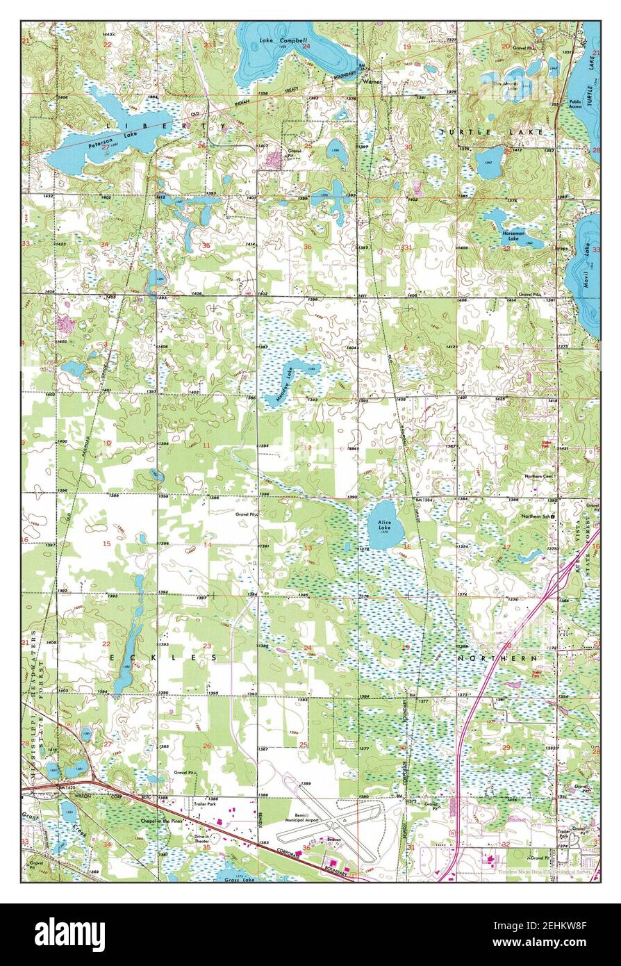 Peterson map hires stock photography and images Alamy