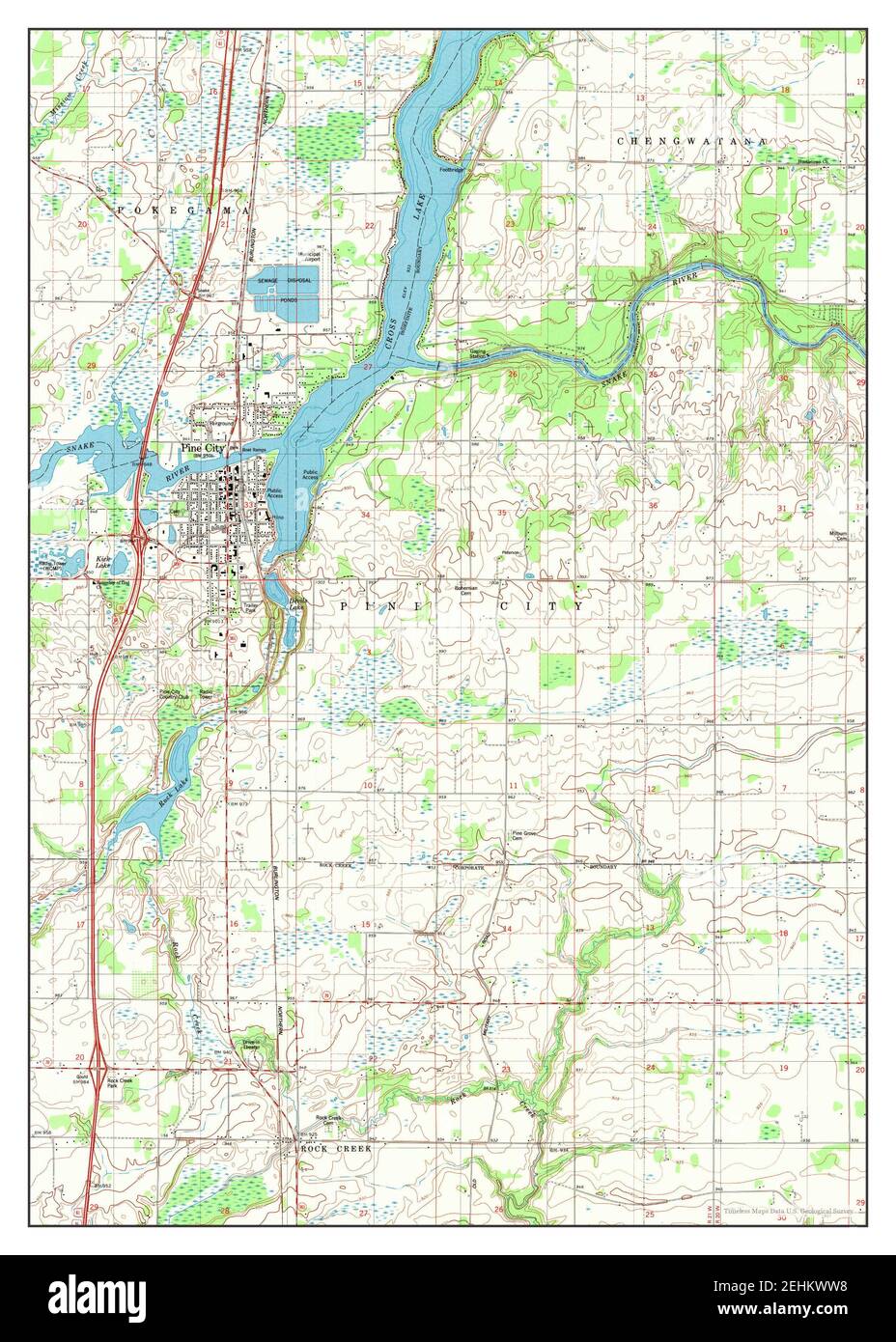 Map of pine city minnesota Cut Out Stock Images & Pictures Alamy