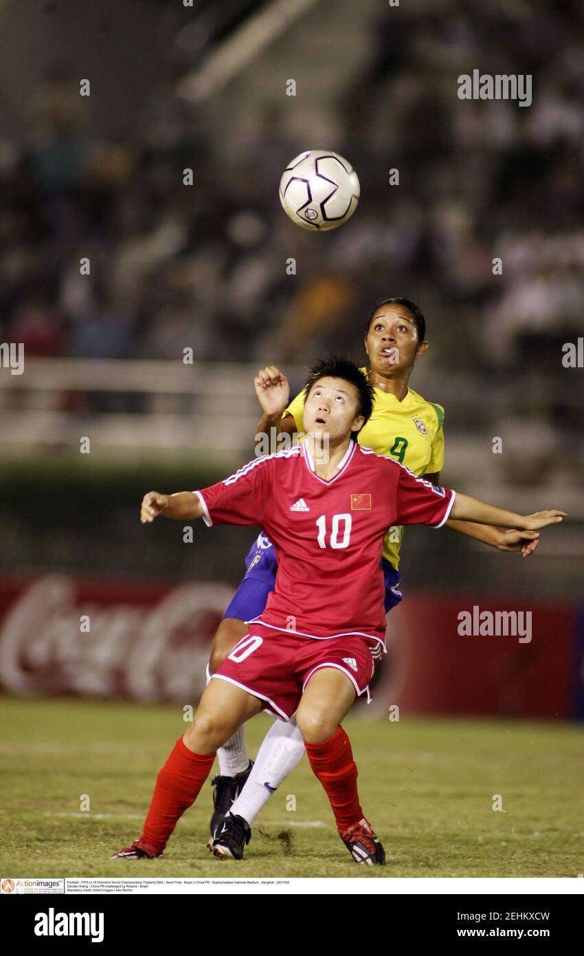 Football Fifa U19 Women S World Championship Thailand 04 Semi Final Brazil V China Pr Suphachalasai National